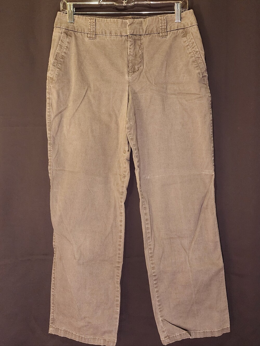 Sonoma Straight-Leg Pants in Grey